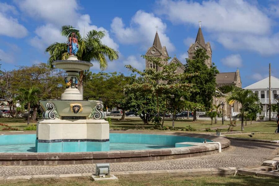 Basseterre: Highlights Capital and Beach Tour - Timothy Hill and the two-water view