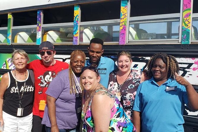 Half Day St. Kitts Party Bus City Excursion and Beach - Basseterre in One Hour