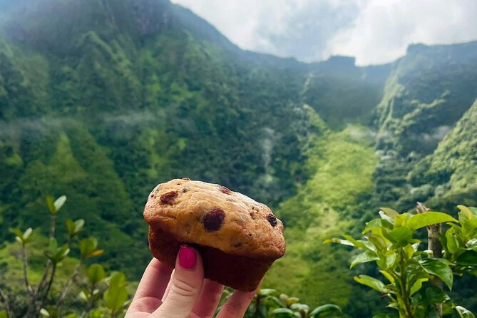 Hike St. Kitts: Highest peak Mount Liamuiga Volcano - Reaching the crater rim and looking across St. Kitts