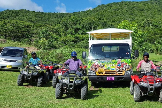 Jungle Bikes ATV Tour in St Kitts - Getting oriented before the first trail