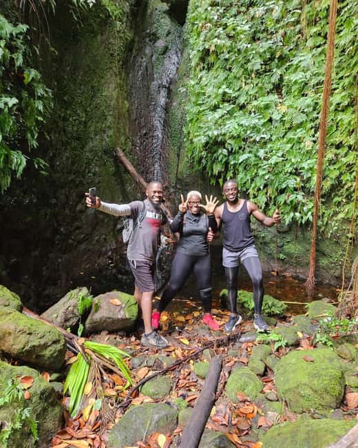 Nevis Waterfalls/Russel's Rest Hike - Seven waterfalls beneath the canopy