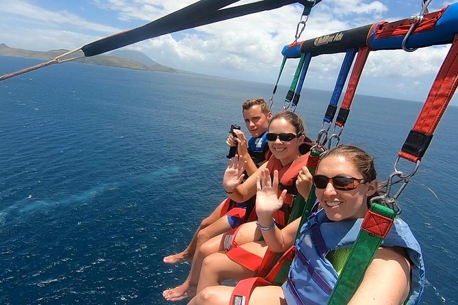 Parasailing Adventure - Arriving at Reggae Beach Bar-Grill