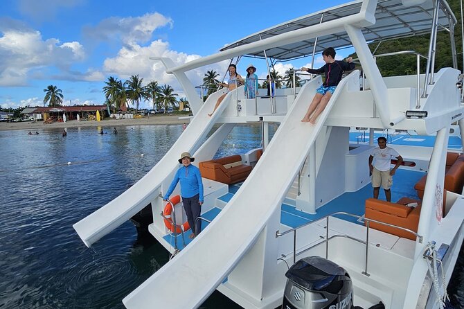 Private Half Day with Waterslide Boat - White beaches and private beach time