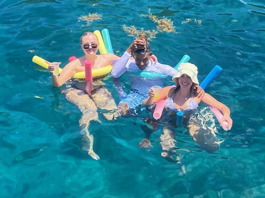 PRIVATE POWER CATAMARAN - Snorkeling, swimming, and marine life around St Kitts