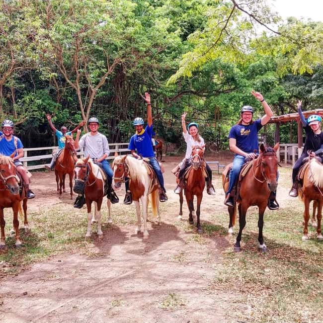Scenic Horseback Trail - The coach ride toward the hills