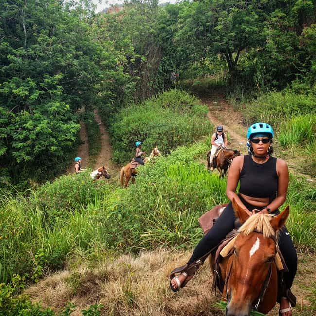 Scenic Horseback Trail - Riding back down for a refreshment