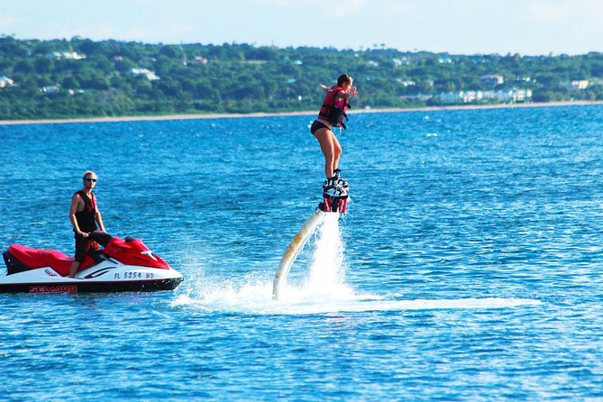 St Kitts Flyboarding Experience - Your first flights may be only a few feet