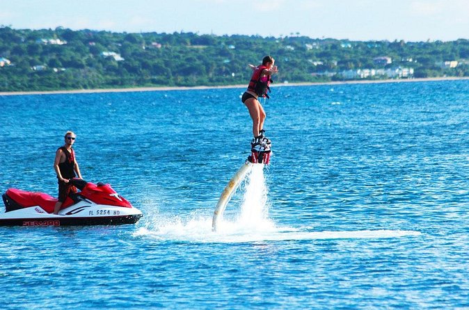 St Kitts Flyboarding Experience - What the beach setup means for your group
