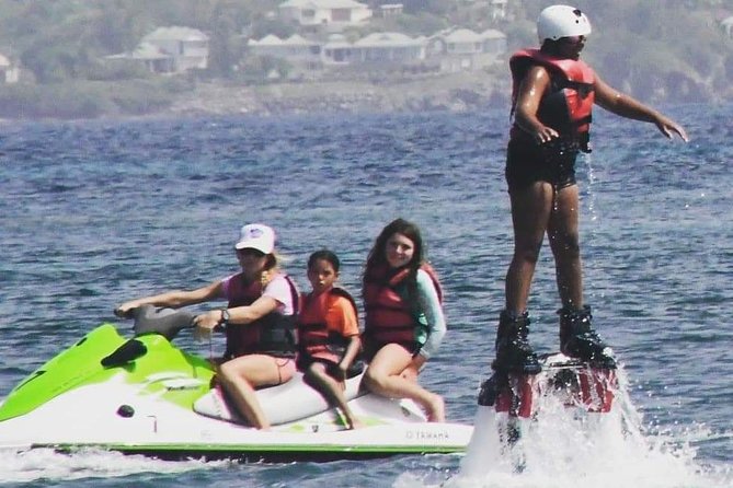 St Kitts Flyboarding Experience - Transport takes more planning than the activity