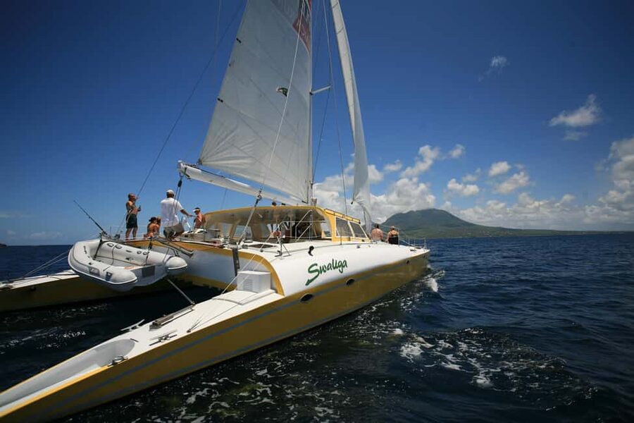St. Kitts Full-Day Catamaran Cruise to Nevis - Snorkeling Among Boulders and Reef Fish