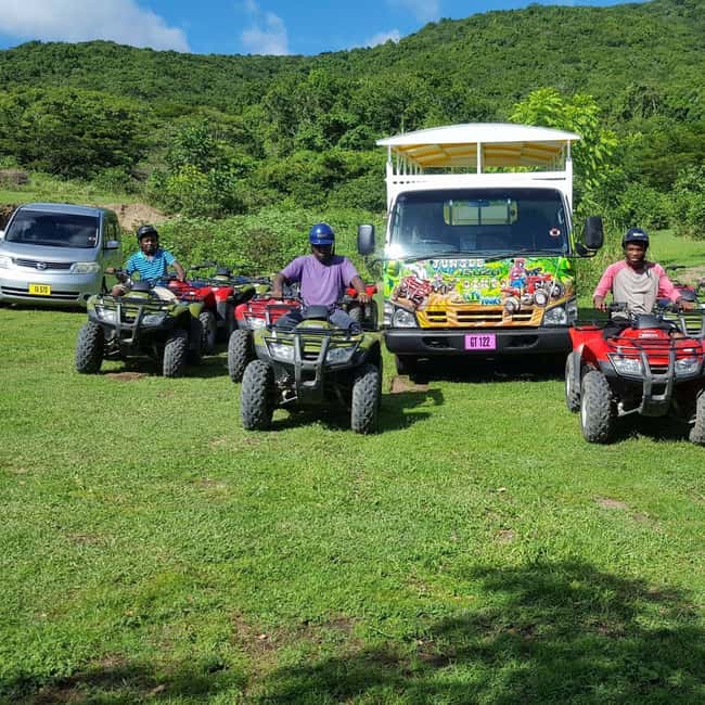 St. Kitts: Jungle Bikes ATV and Beach Guided Tour - Starting with an ATV and a guide