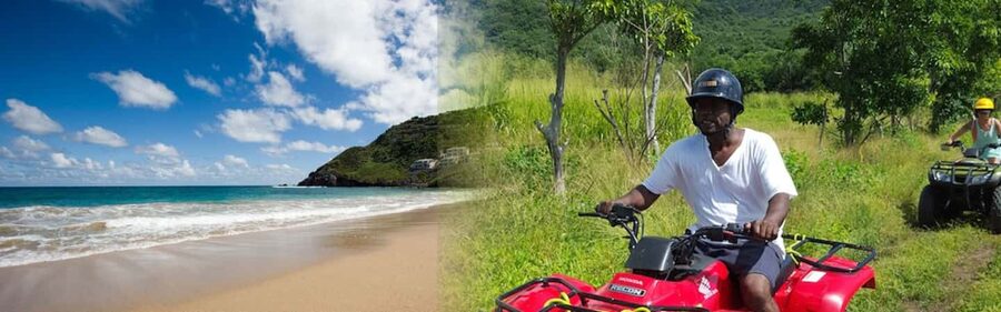 St Kitts: Jungle Bikes Off-Road Buggy & Beach Tour - A short safety briefing before the engines start