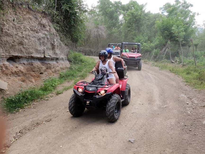 St. Kitts: Jungle Bikes Private ATV tour - The ATV briefing comes first