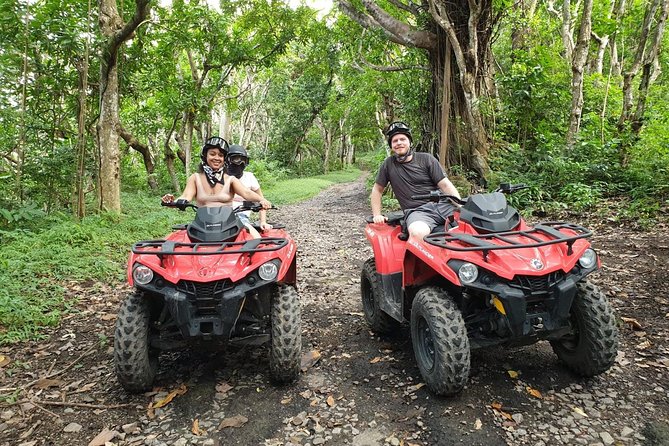St Kitts Private ATV Adventure - The main ride through hills, fields, and forest