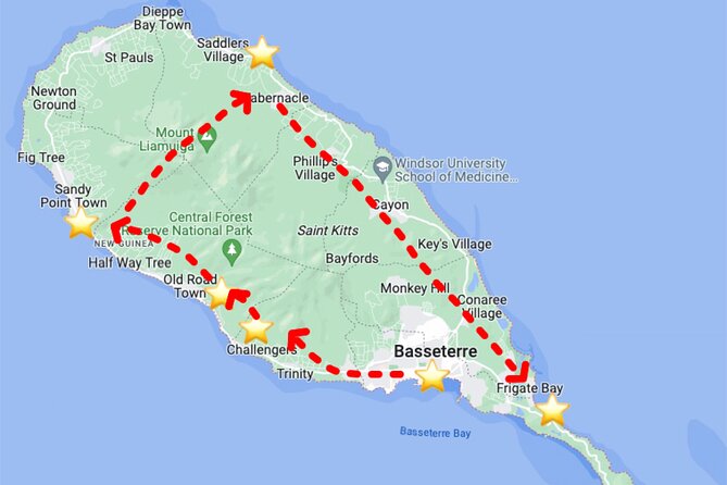 St. Kitts Scenic Island Tour with Beach Option - Key points to know before booking