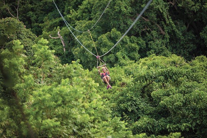St. Kitts Zipline Experience - Line 1 gives you a proper start