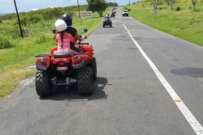 Sunny Blue Rentals in St Kitts for ATV and Dune Buggy Combo Tours - The $115.40 price and the extra permit cost