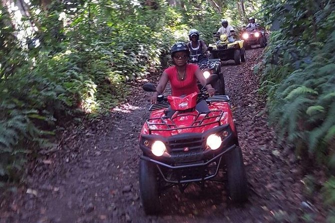 Sunny Blue Rentals in St Kitts for ATV and Dune Buggy Combo Tours - Riding through the hills and valleys
