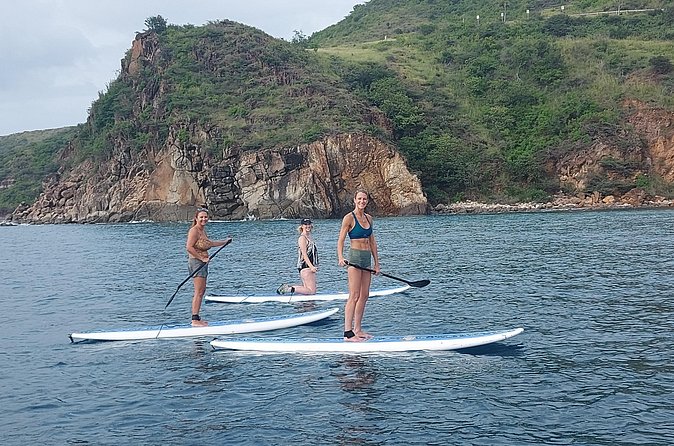 SUP Paddle Board Adventure - The secluded beach stop and refreshments