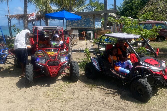 UTV Excursion Through the Beaches and Mountains of Nevis - Climbing toward Saddle Hill