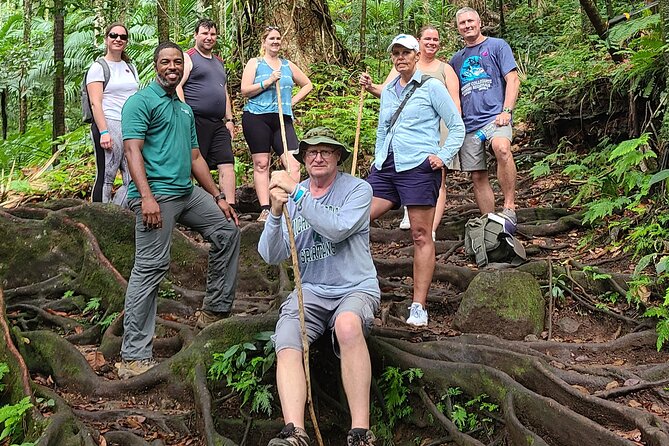Volcano Caldera (Mt. Liamuiga) Trek / Hike - Climbing toward the volcanic caldera